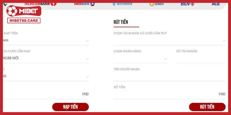Hướng dẫn rút tiền tại Mibet nhanh chóng