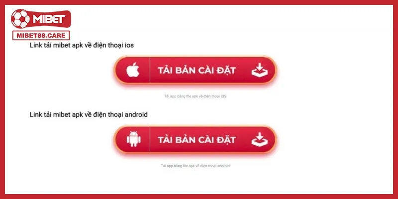 Hướng dẫn chi tiết cách thức tải app Mibet
