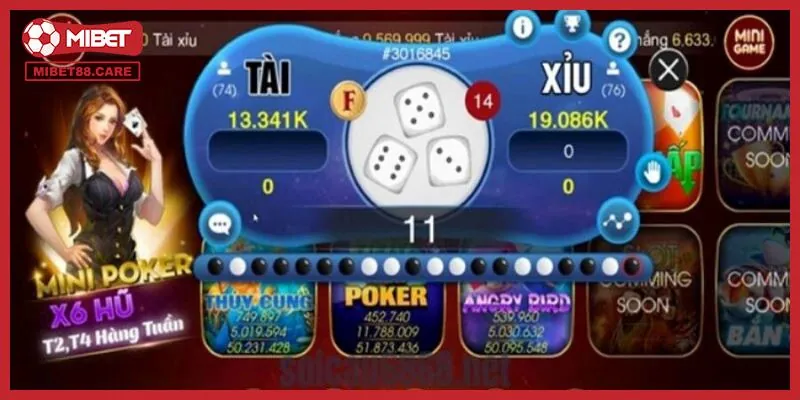 Nổ hũ tài xỉu có cách chơi đơn giản