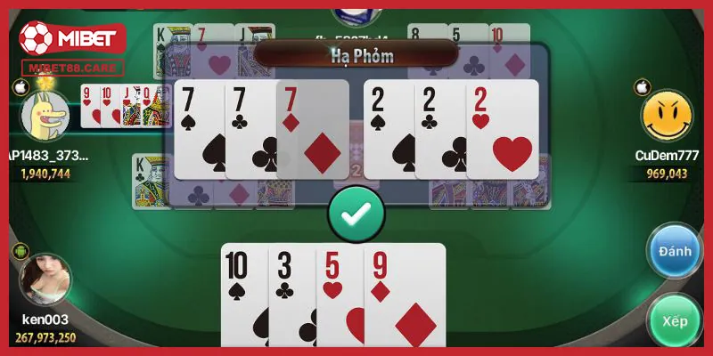 Phỏm tá lả miễn phí có mặt ở các nền tảng uy tín